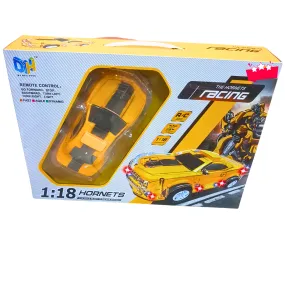 1:18 Hornets Racing RC Car – High-Speed Remote Control Car with LED Lights | Rechargeable Toy Car for Kids