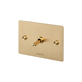 1G Toggle Switch / Brass
