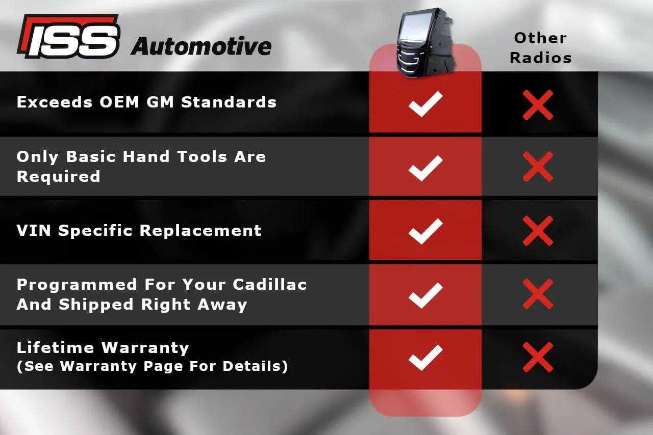 2014 Cadillac XTS Radio Replacement