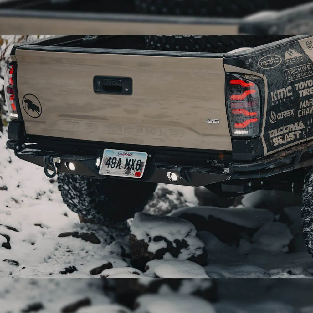 2016-2023 Toyota Tacoma Rock Runner High Clearance Rear Bumper