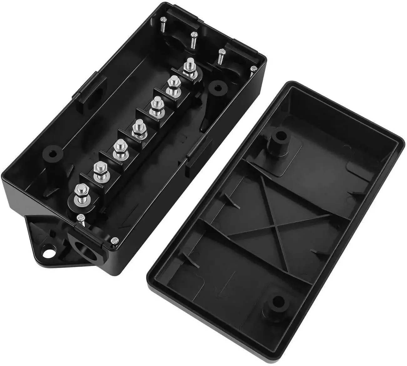 2Pack 7 Way Electrical Trailer Junction Box