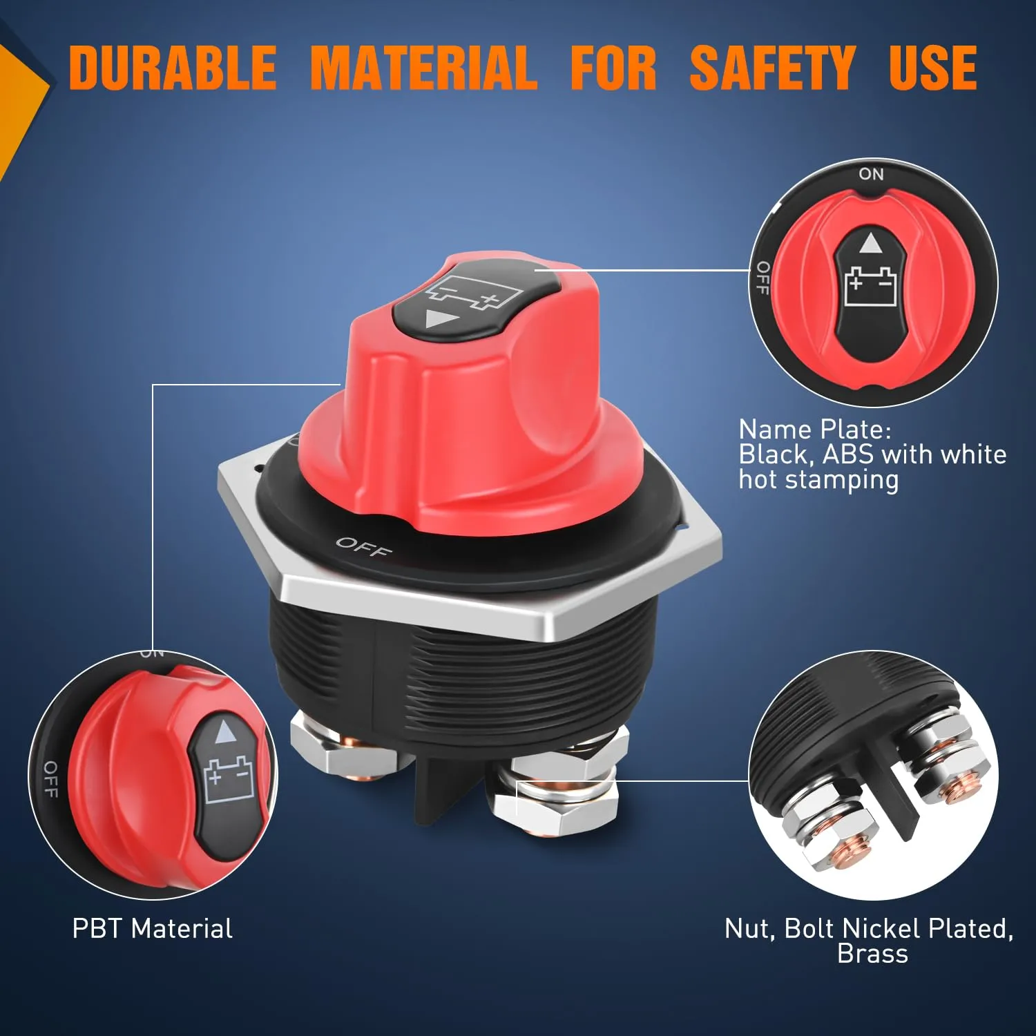 300A ON/OFF Disconnetc Battery Switch