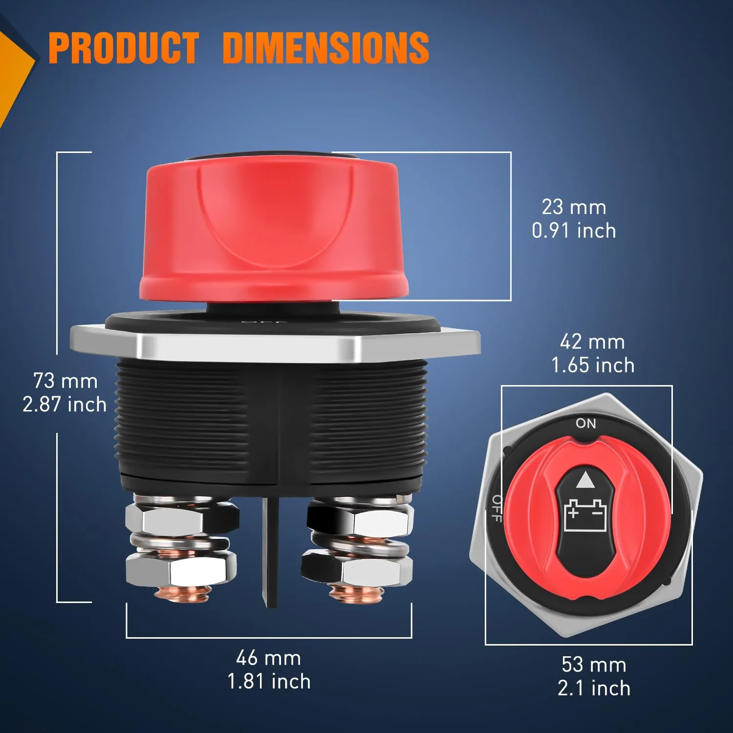 300A ON/OFF Disconnetc Battery Switch