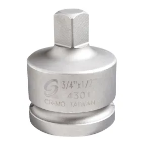 3/4" Female 1/2" Male Impact Socket Adapter SUN4301