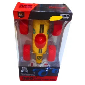 360° Spins RC Stunt Car – High-Speed Remote Control Flip Car with 2.4GHz Control | Double-Sided Driving, LED Lights & Off-Road Tires (6  Years)