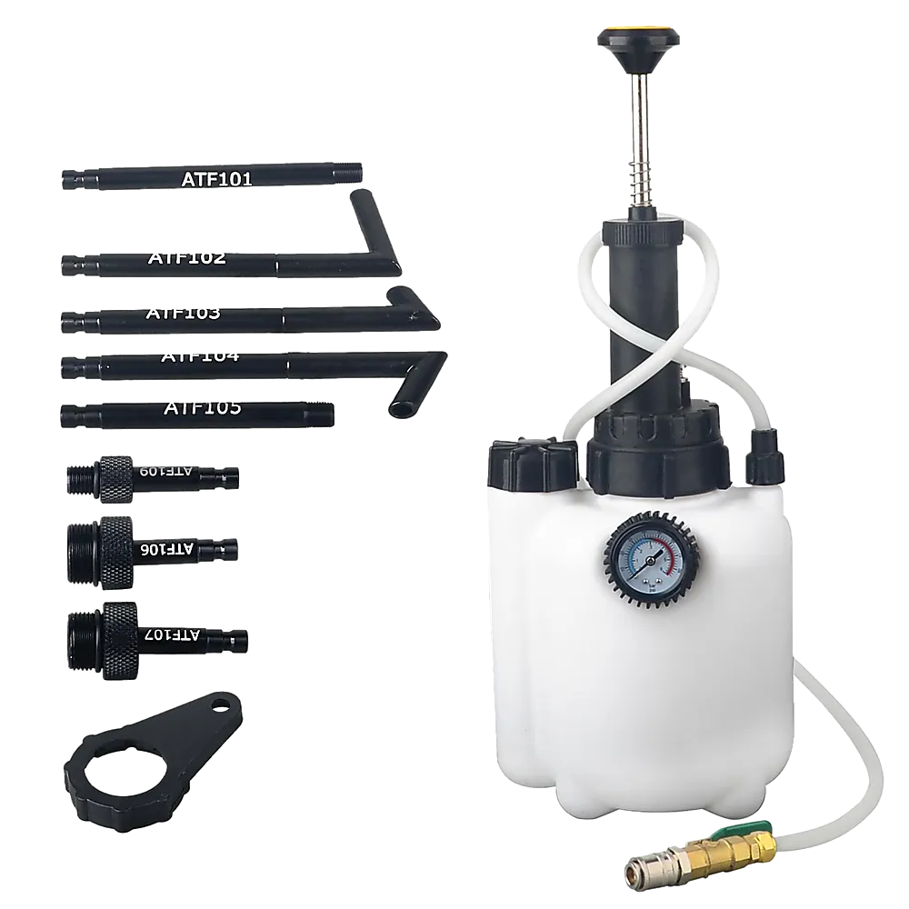 3L Transmission Fluid Pump with Gauge & 8 ATF Adaptors
