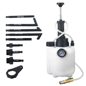 3L Transmission Fluid Pump with Gauge & 8 ATF Adaptors