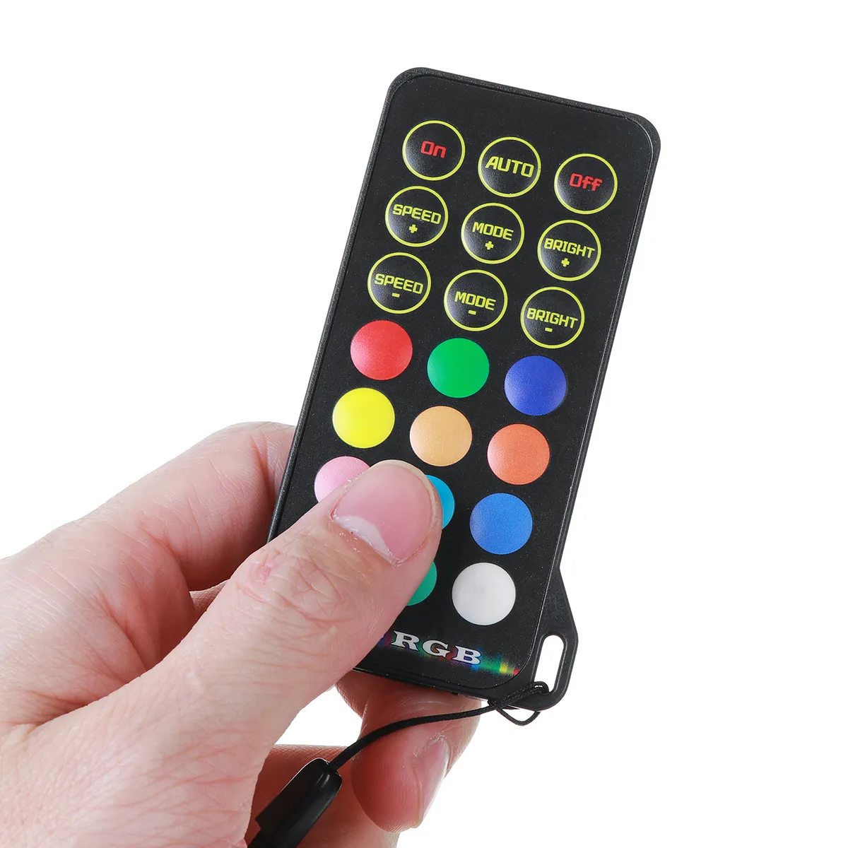 4IN1 15.5'' Car RGB LED Wheel Ring Rim Strip Lights Bluetooth APP Dual Control