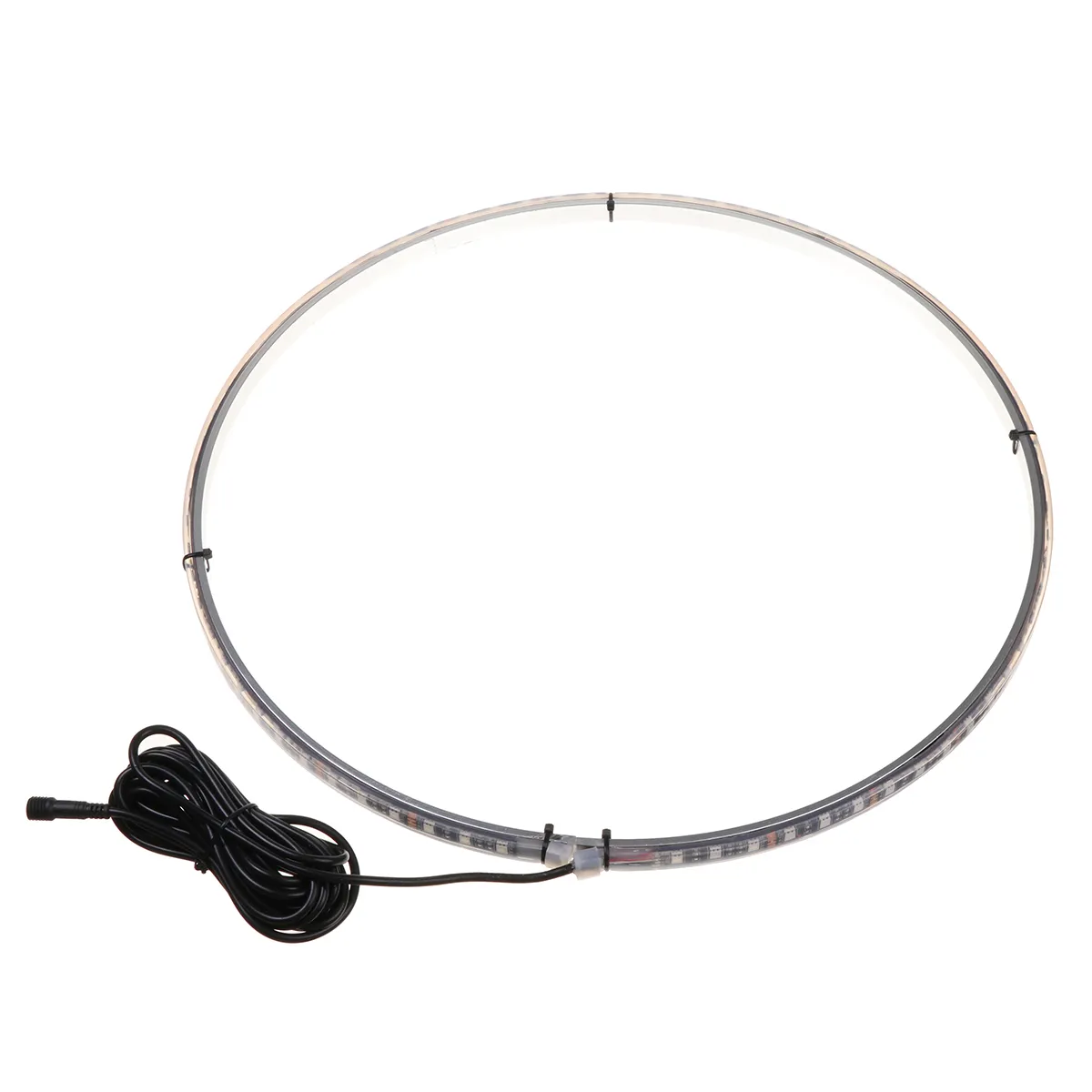 4PCS 15.5'' Car LED Wheel Ring Lights Bluetooth Control Single Row Light Strip