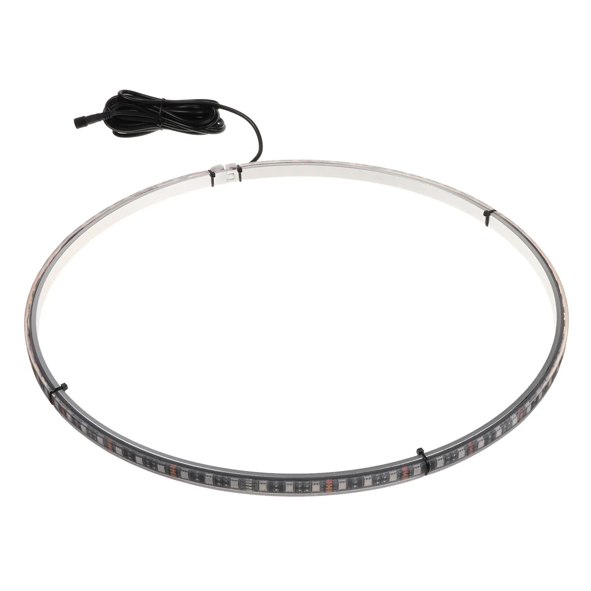4PCS 15.5'' Car LED Wheel Ring Lights Bluetooth Control Single Row Light Strip