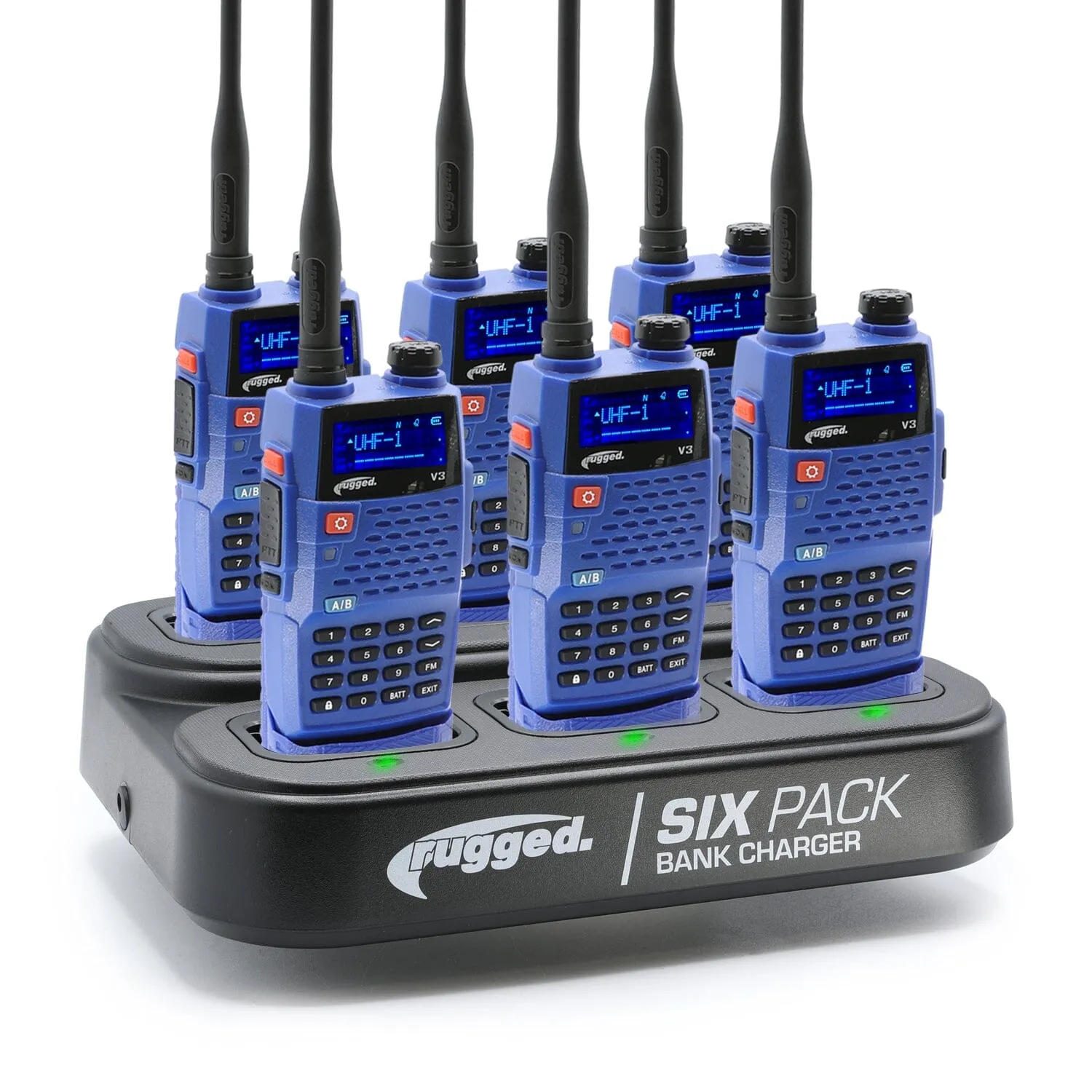 6 Radio Bank Charger - V3 or RH5R Handheld Radios