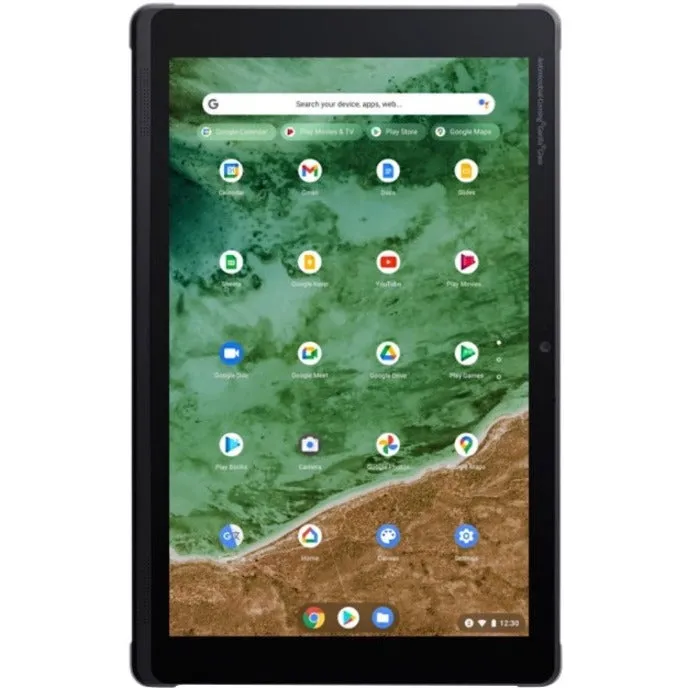 Acer Chromebook Tab 510 D652N D652N-S1ML Tablet - 10.1 WUXGA - Qualcomm Snapdragon 7c Gen 2 Compute Platform - 4 GB - 64 GB Storage - ChromeOS - Charcoal Black" NX.KA6AA.001