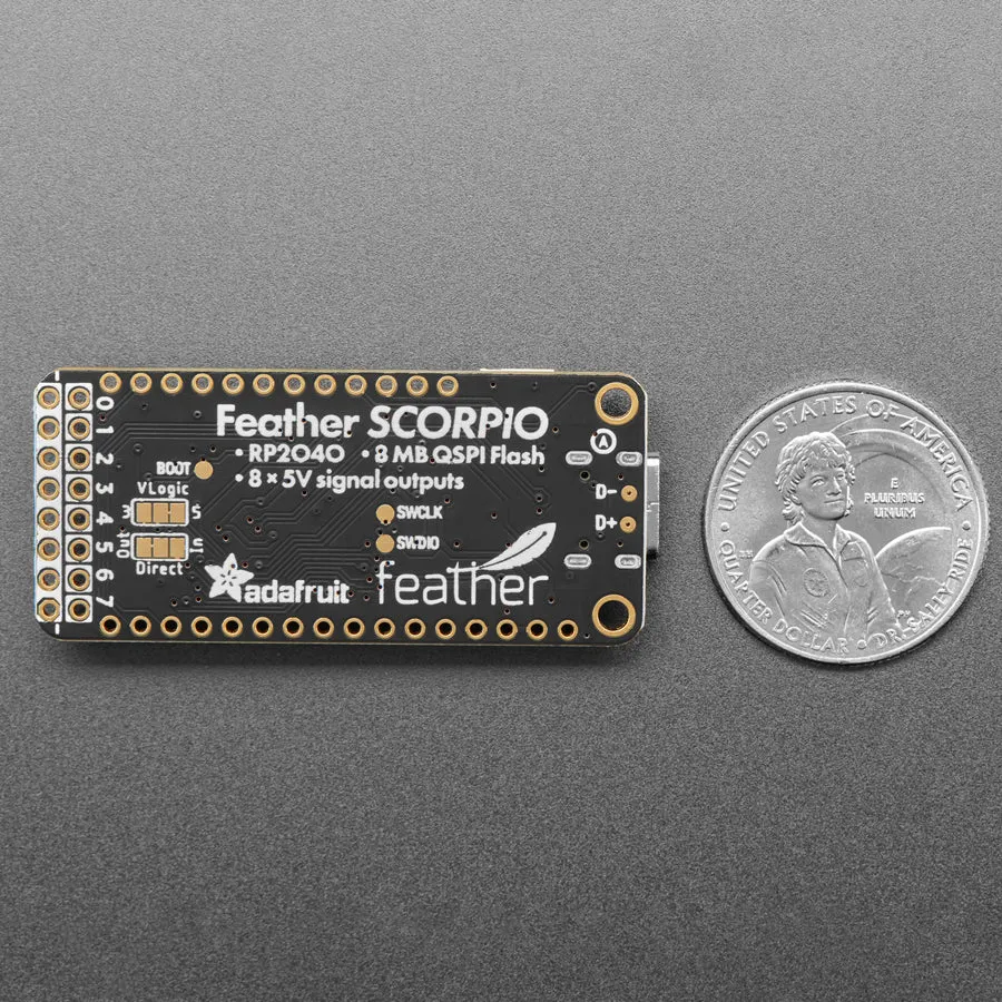 Adafruit Feather RP2040 SCORPIO - 8 Channel NeoPixel Driver