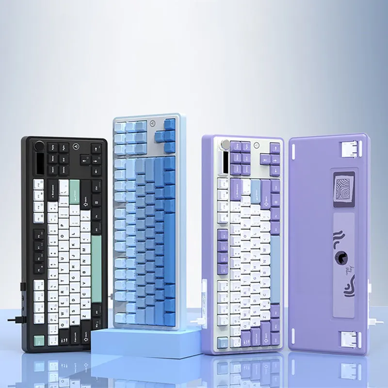 AJAZZ AK870 Swappable TFT Screen Mechanical Keyboard