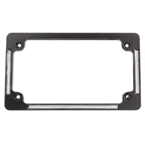 All-in-One License Plate Frame - Black