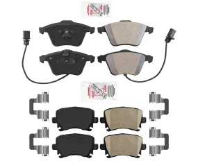 AmeriBrake Premium Disc Brake Pads   Sensors for Audi A6 Quattro 2006-2011