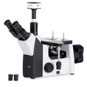 AmScope ME1200 Series Inverted Metallurgical Trinocular Compound Microscope 50X-1000X Magnification with 5MP USB Camera