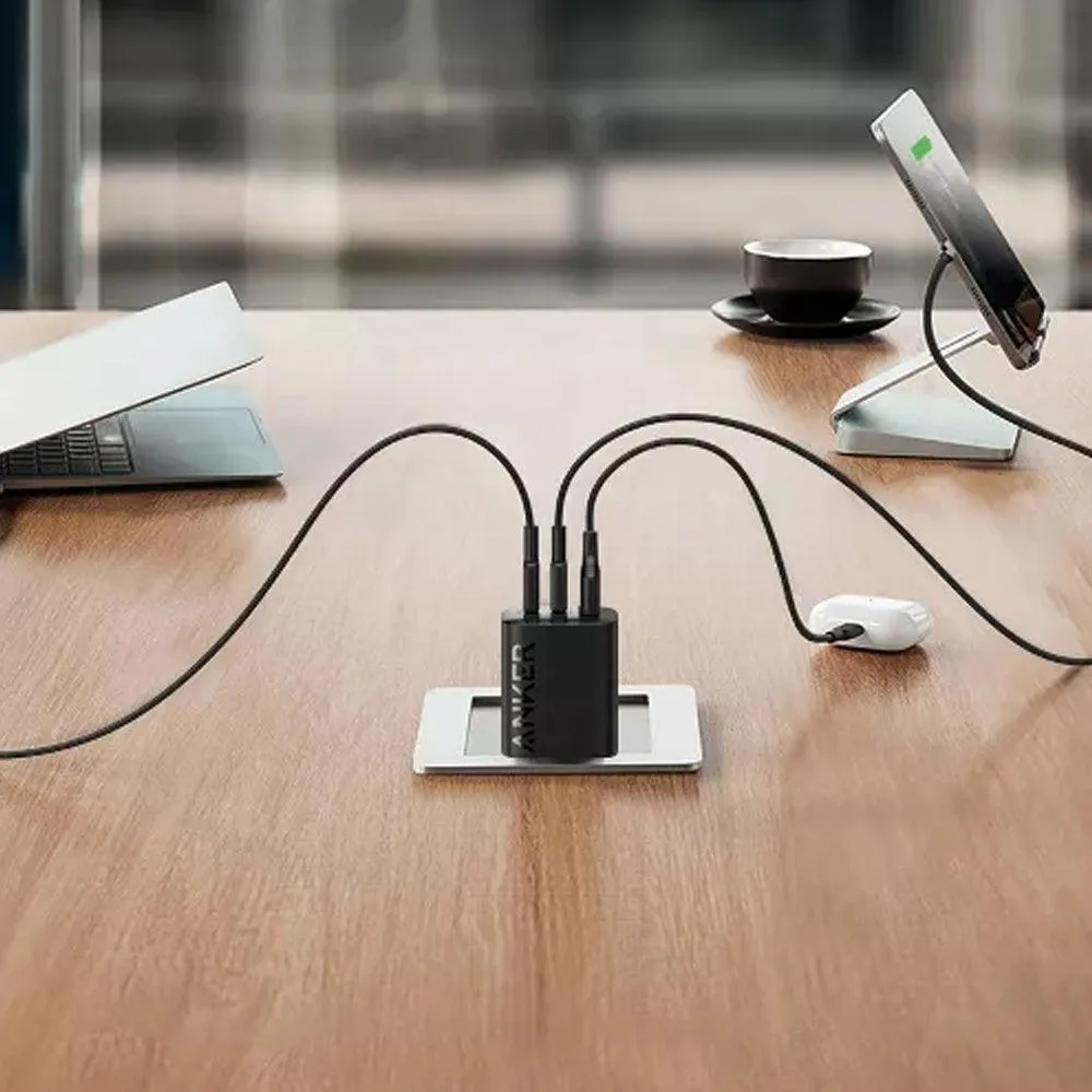 Anker 336 A2674L11 Wall Charger 2x Type-C   USB 67W Fast Charging - Black