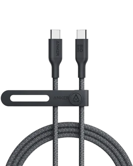 Anker PowerLine 543 USB-C to USB-C 100W (Bio-Nylon) (0.9m/3ft) -Black