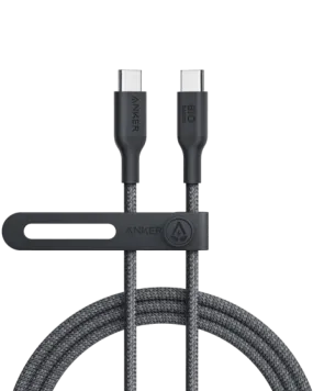 Anker PowerLine 543 USB-C to USB-C 100W (Bio-Nylon) (1.8m/6ft) -Black