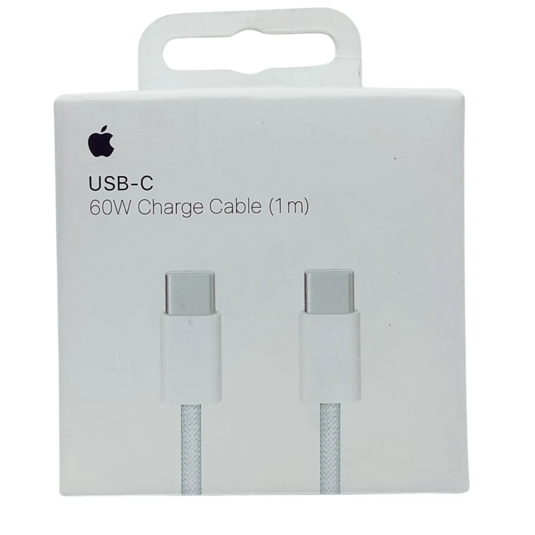 Apple Type-C To Type-C Braided Cable For iPhone 15 Plus 60W Original Charging Cable