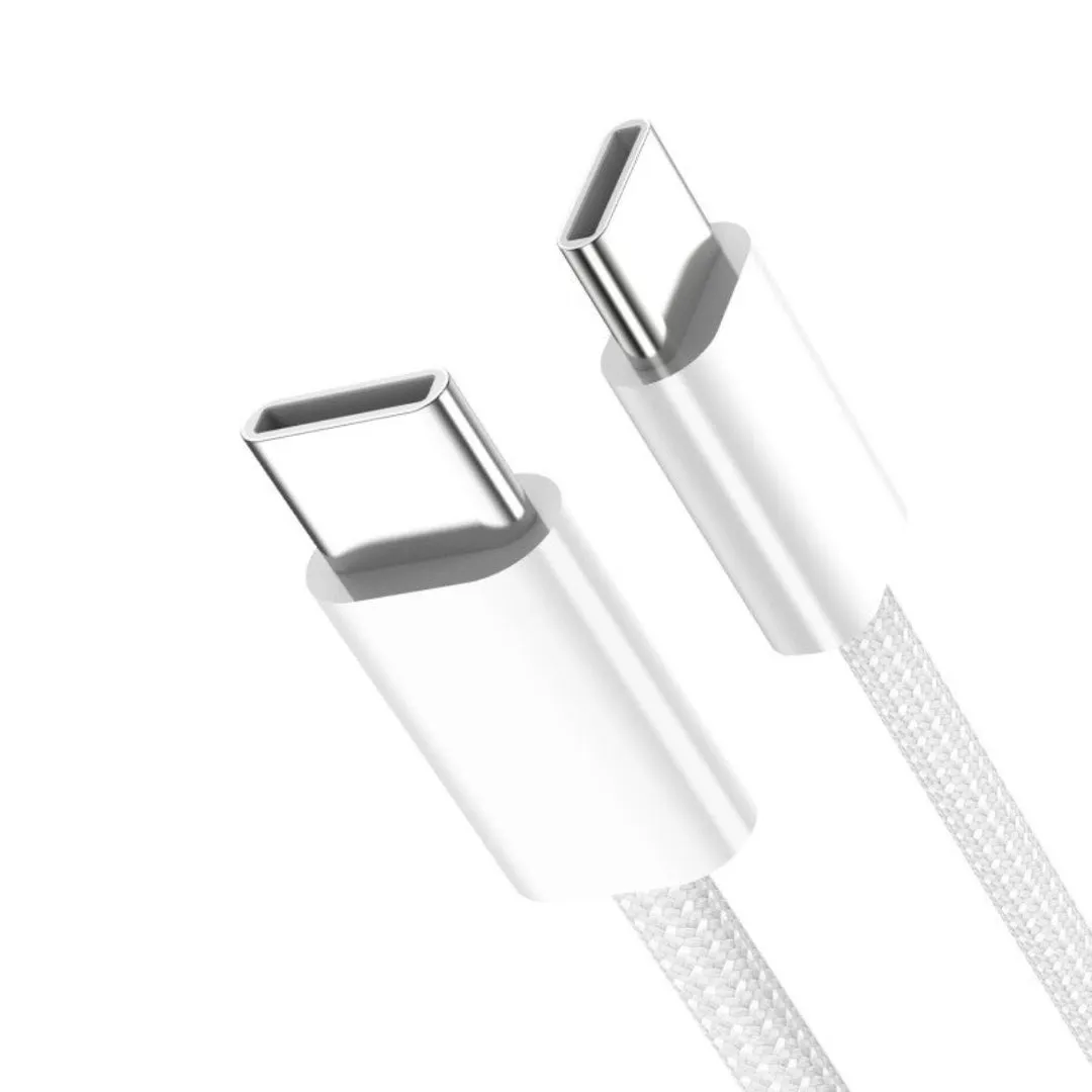 Apple Type-C To Type-C Braided Cable For iPhone 15 Plus 60W Original Charging Cable