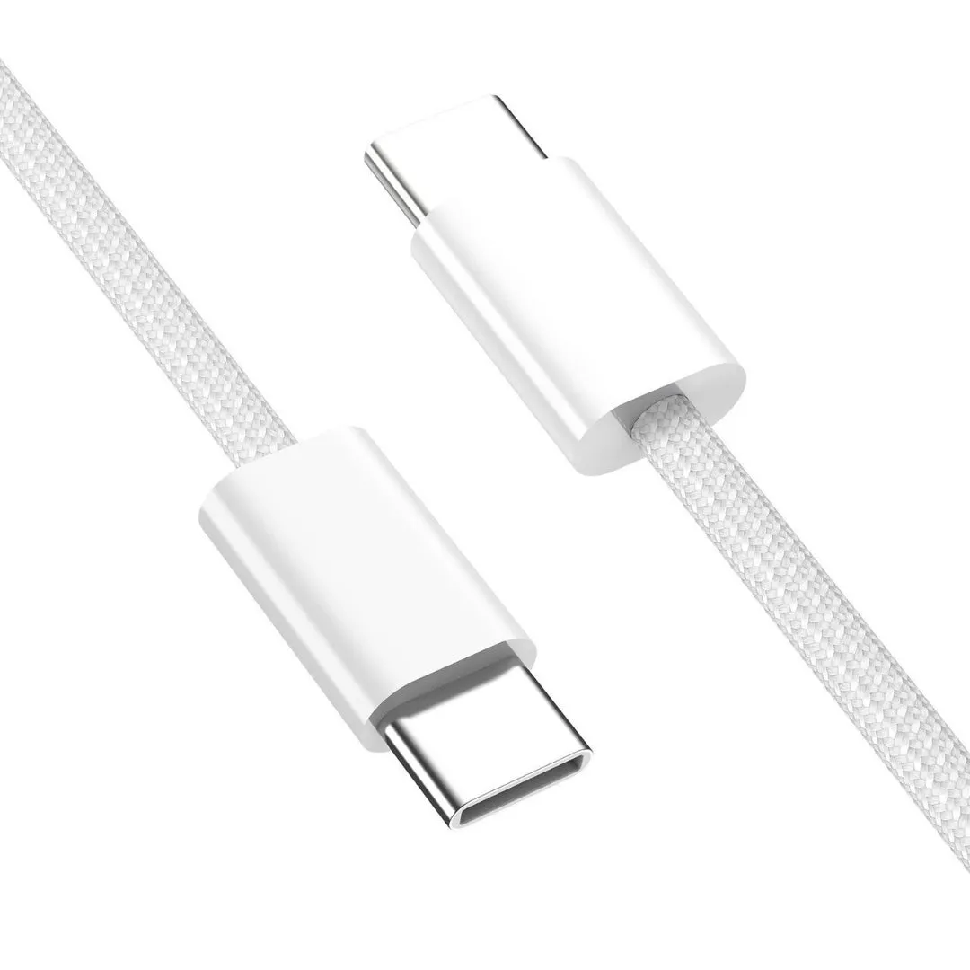 Apple Type-C To Type-C Braided Cable For iPhone 15 Series Devices 60W Original Charging Cable
