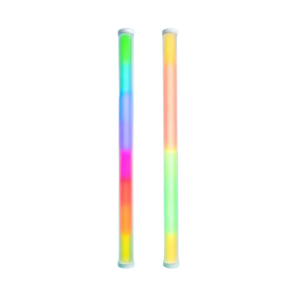 Aputure Amaran PT2c (2-Pack) 60cm RGB Handheld LED Pixel Tube Light Wand with Built-in Rechargeable Battery, Tripod Stands, DMX & Bluetooth Controls for Photography Video Vlogging Live Streaming Film Production Studio Lighting Equipment