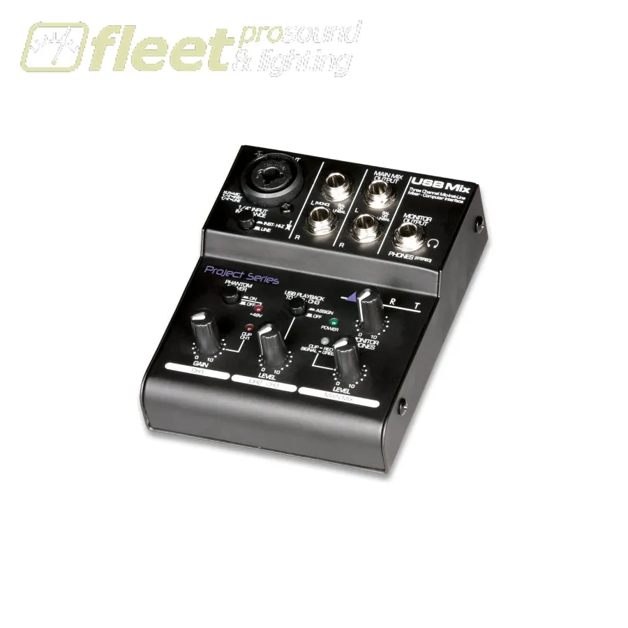 ART USBMix– Three Channel Mixer / USB Audio Interface