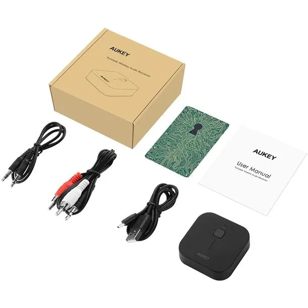 AUKEY Bluetooth Receiver V4.1 Wireless Audio Music Adapter