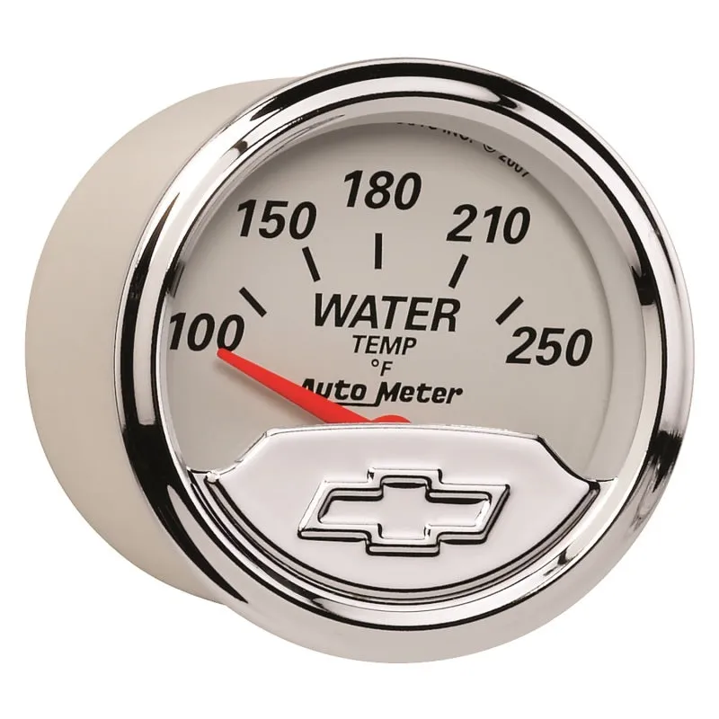 Auto Meter 2-1/16 Gauge Water Temp 250F Chevrolet