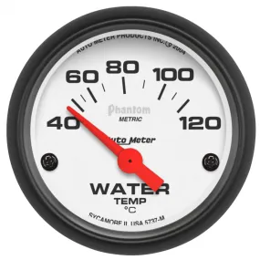 Auto Meter 2-1/16 Phantom Water Temp Gauge - Electric