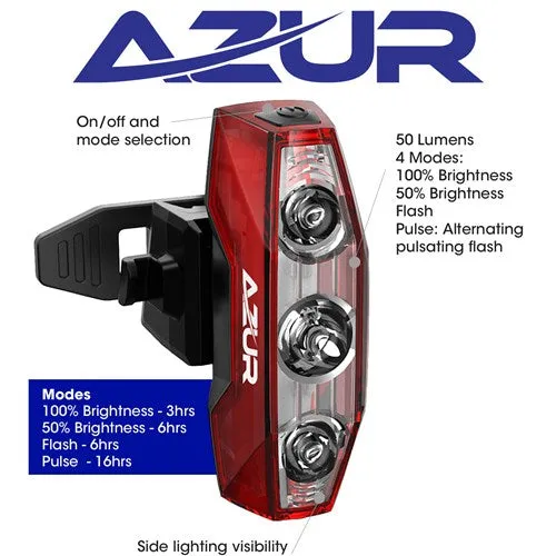 Azur Performance Sirius - 50 Lumens - Rear Light