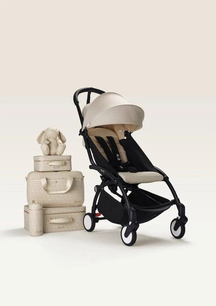 Babyzen YOYO2 6  Complete Stroller Black Frame / Bonpoint Beige