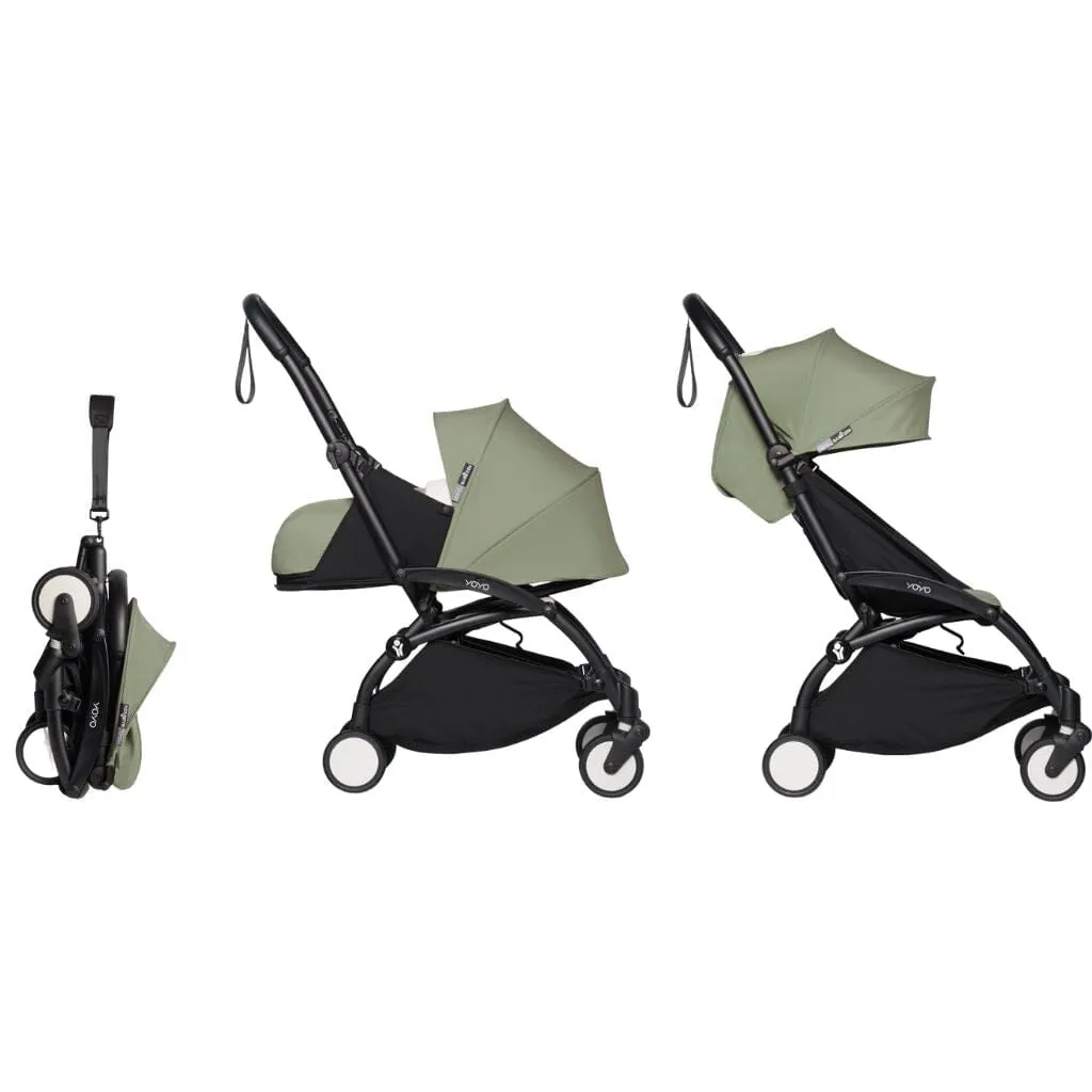 Babyzen YOYO2 Complete Bundle: Stroller Frame, 0  Newborn Pack and 6  Color Pack