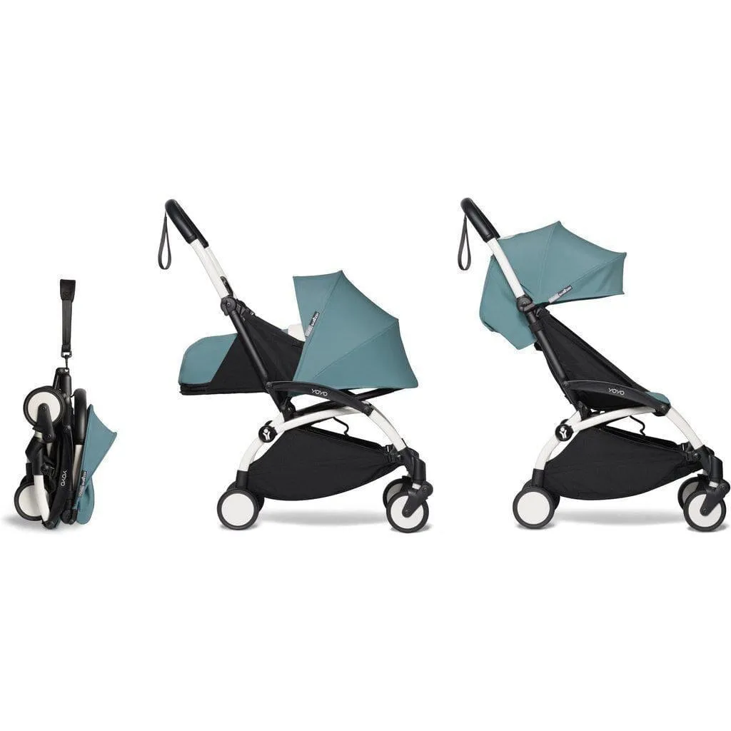 Babyzen YOYO2 Complete Bundle: Stroller Frame, 0  Newborn Pack and 6  Color Pack