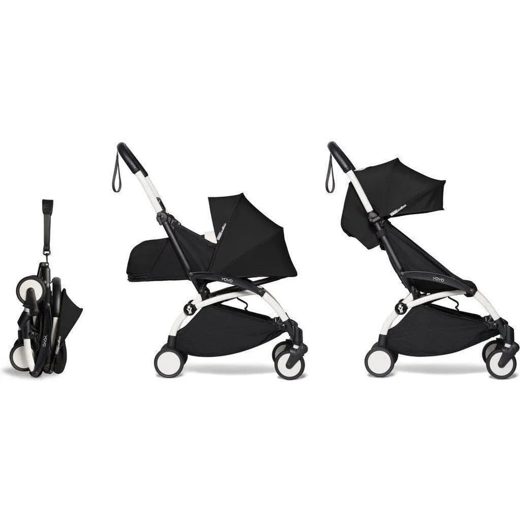 Babyzen YOYO2 Complete Bundle: Stroller Frame, 0  Newborn Pack and 6  Color Pack