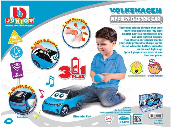 Bb Junior Vw Volkswagen My First Electric Remote Control Car