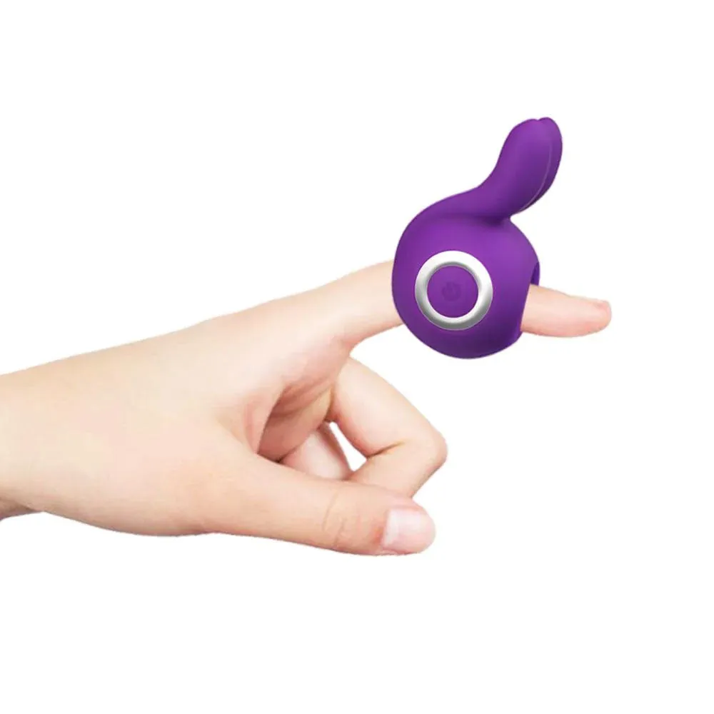Being Fetish Mini Sweety Fingertip Rabbit Purple Ears Vibrator