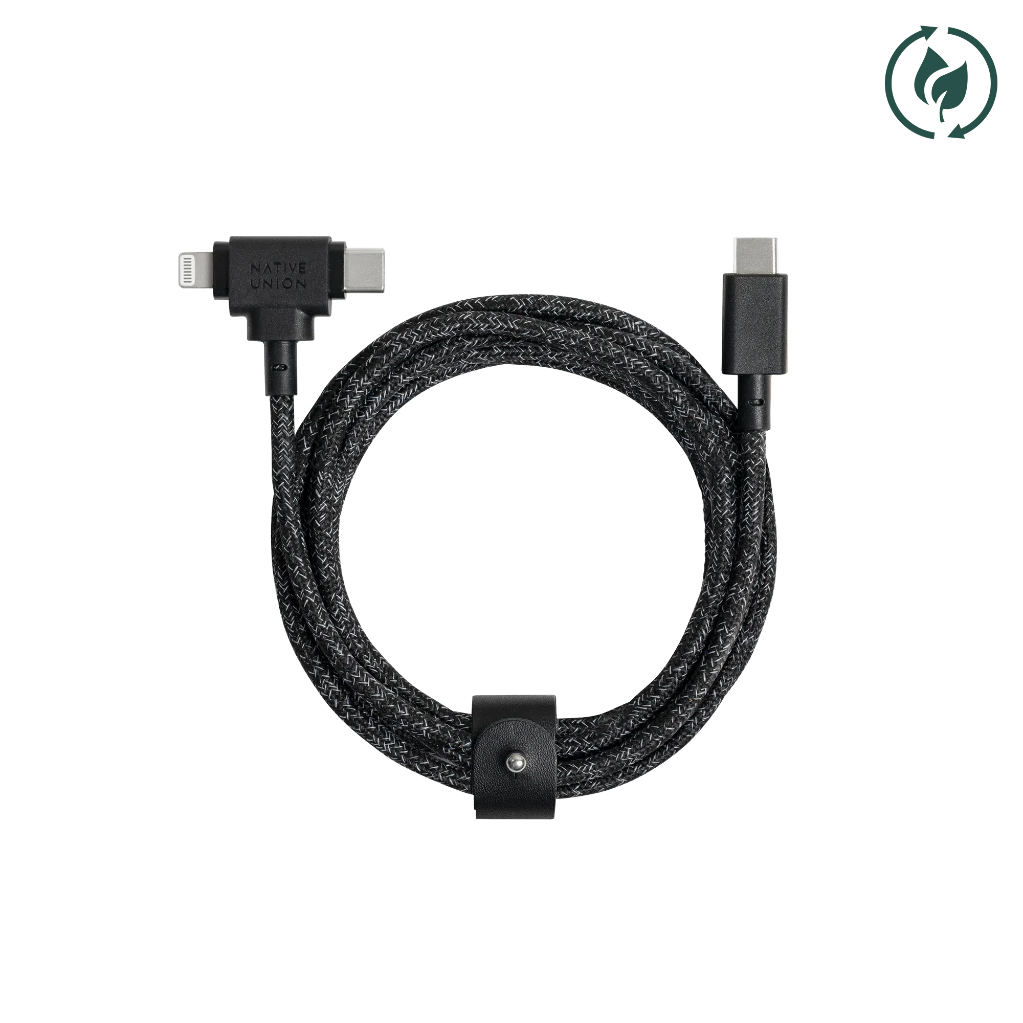 Belt Cable Duo 1.5m (USB-C to USB-C & Lightning) Cosmos