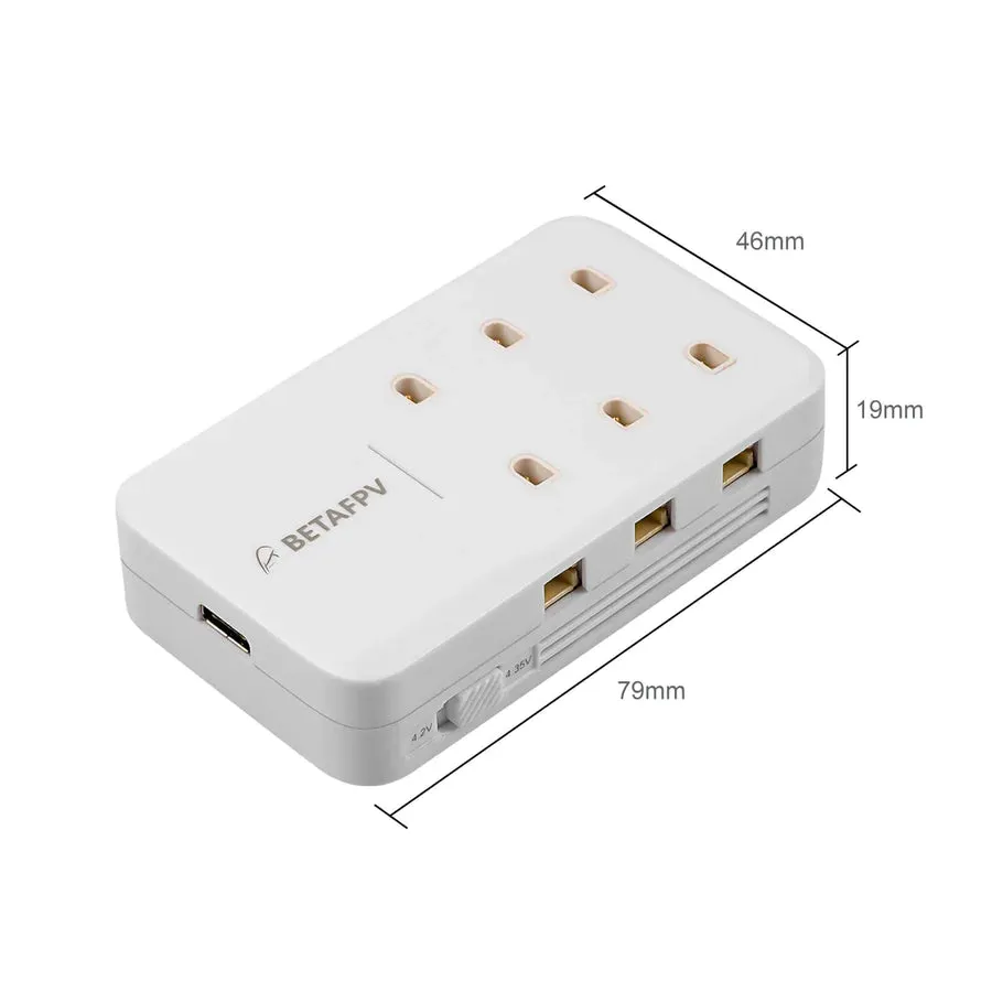BetaFPV 6 Ports 1S Battery Charger & Adapter V2