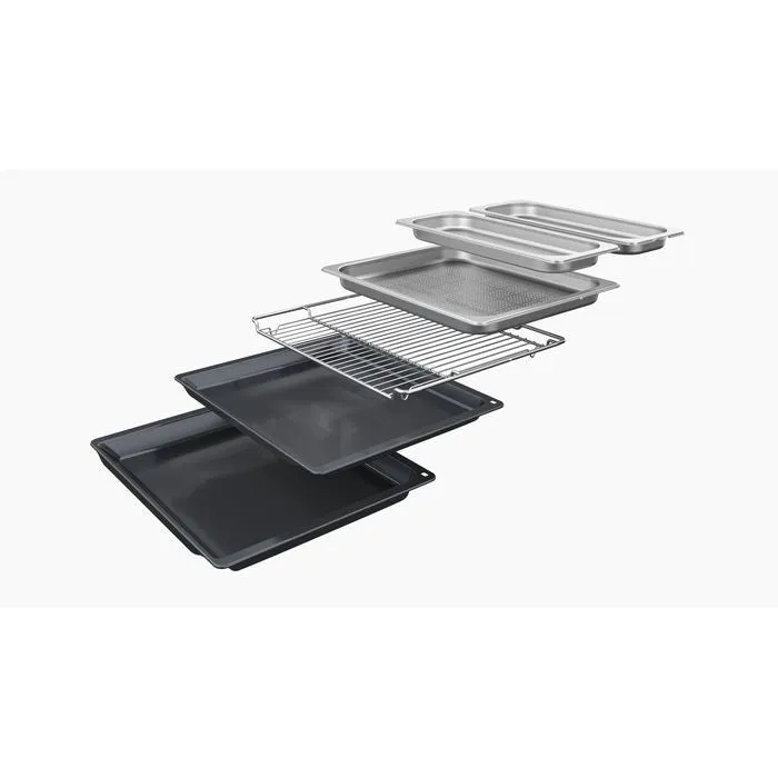 Bosch HSG7364B1 Built-In Steam Oven Series 8 60 cm Black