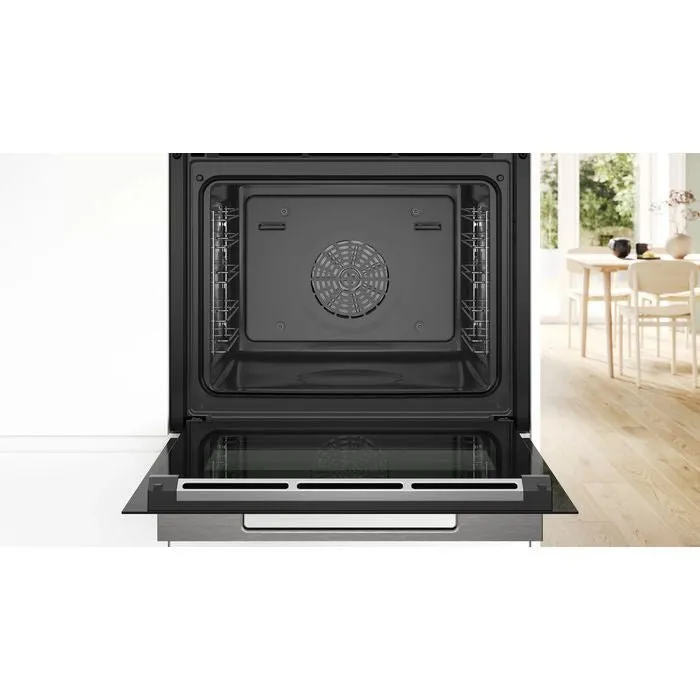 Bosch HSG7364B1 Built-In Steam Oven Series 8 60 cm Black