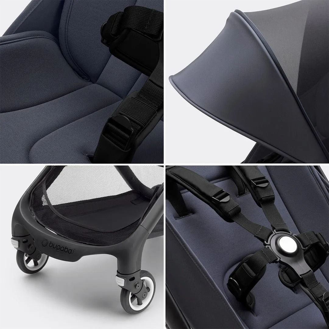 Bugaboo Butterfly Travel Pushchair - Black/Stormy Blue
