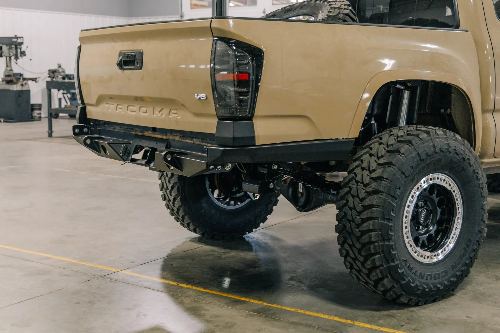 C4 Fabrication Rock Runner High Clearance Rear Bumper For Tacoma (2016-2023)
