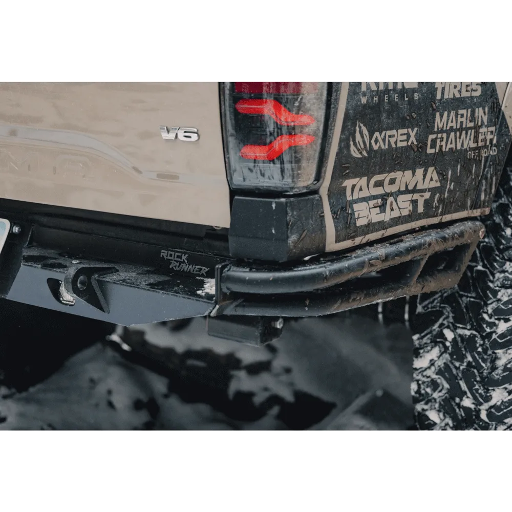 C4 Fabrication - Rock Runner High Clearance Rear Bumper - Toyota Tacoma (2016-2023)
