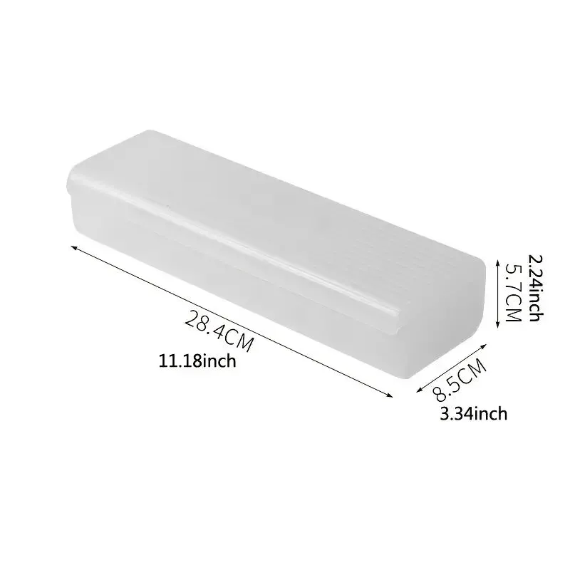 Cable Storage Box Large Capacity Transparent Multi-compartments Desktop Charging Cable Case