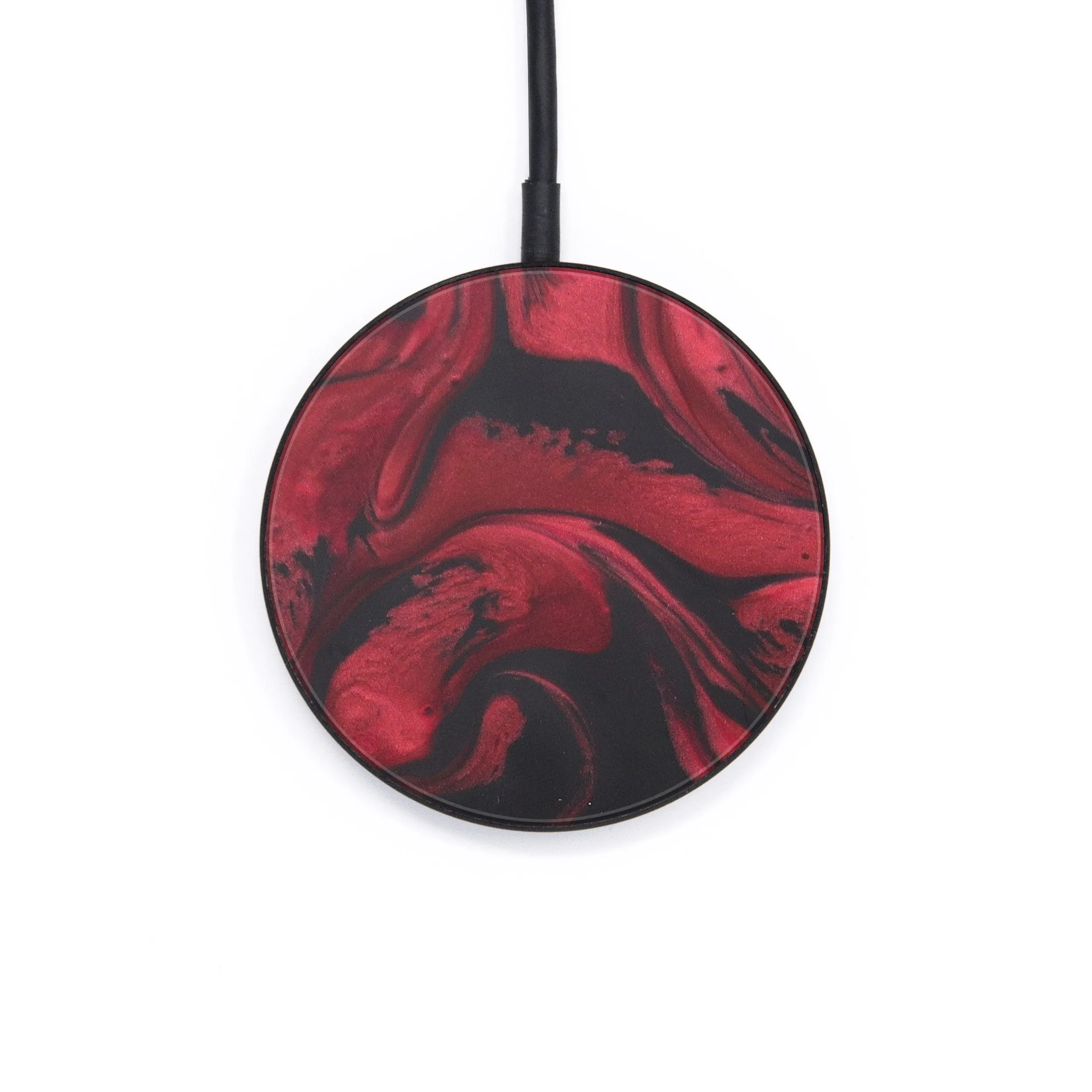 Circle ResinArt Wireless Charger - Sil (Dark Red, 597955)