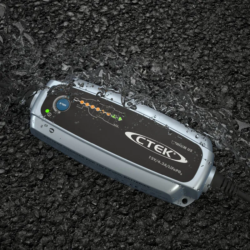 CTEK Lithium US Battery Charger - 12V - 4.3 amp - 8 Step Charging Program