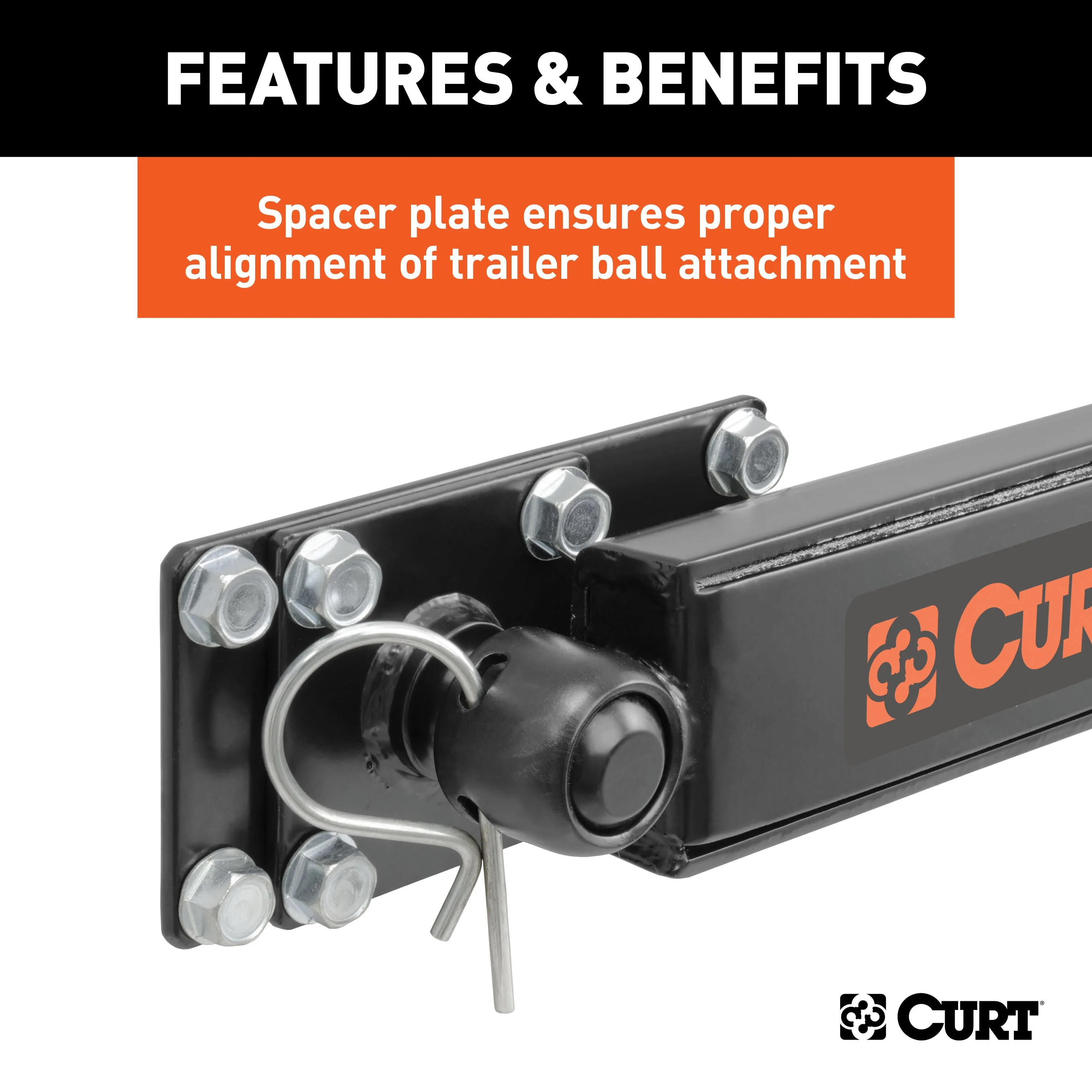 CURT 17062 Round Bar Weight Distribution Hitch with Lubrication; Sway Control (8-10K)
